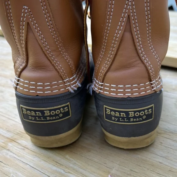 EUC CLEAN LL Bean Boots 8" Size Mens 7 - Picture 3 of 5